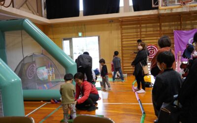 習い事体験会2024(福知山)でスナッグゴルフコーナー
